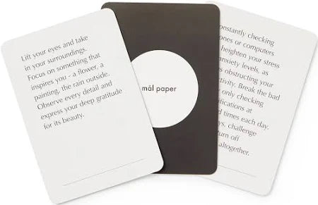 Mindfulness Meditation Cards