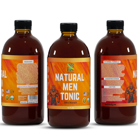 Natural Man Tonic| 48-Herb Blend for Vitality & Stamina-HealthBoost