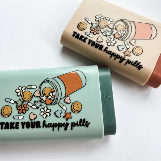 Take Your Happy Pills Container